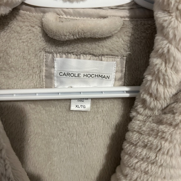 Woman's Cream/Tan Full Length Robe Size XL Soft! Thick! Warm and Cozy! - Picture 2 of 14